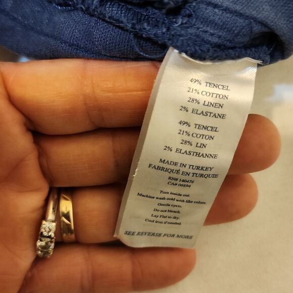 Faherty Navy Track Pants - Picture 12 of 13